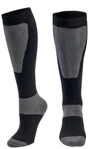Bamboo Sports Socks Medium / Black & Grey Bamboo Sports Bamboo Ski & Snowboard Socks
