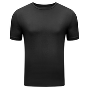 Bamboo Sports Black / S Men's Bamboo Rayon Crew Neck Tee Shirt