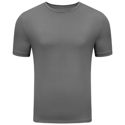 Bamboo Sports Gray / S Men's Bamboo Rayon Crew Neck Tee Shirt