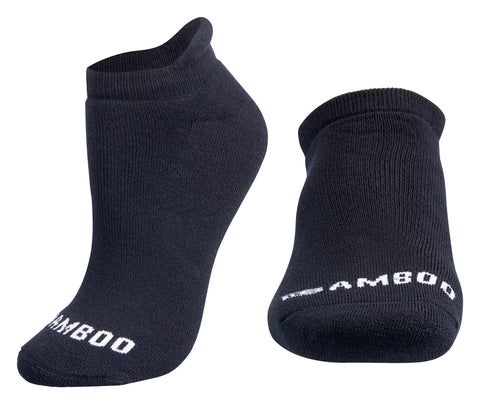 Bamboo Sports New Premium No Show Socks, Pack of 4