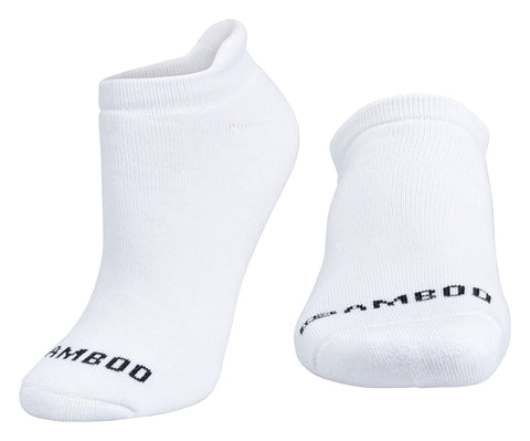 Bamboo Sports New Premium No Show Socks, Pack of 4