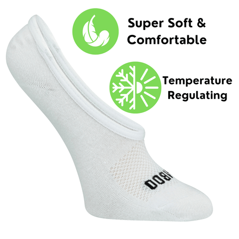 Buy FREECULTR Low-Cut Socks, Breathable Bamboo Fibre, Odour Resistant, Antibacterial, Thermo-Regulated, 360 Arch Support, Moisture Wicking