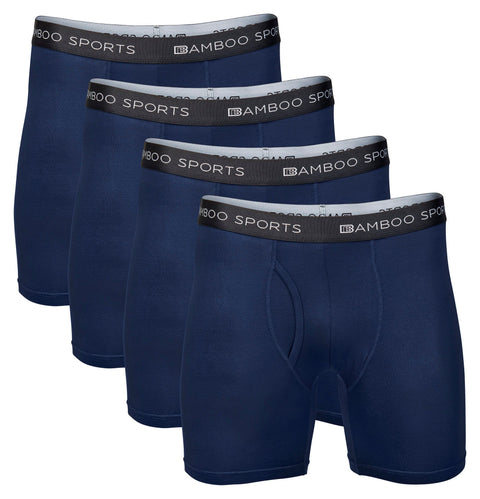 REG Support 6 Inch Boxer Briefs Bamboo Available in Black, Red, Gray, Royal  Blue, White + New Wine, Pine