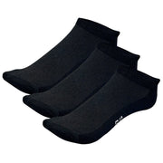 Bamboo Sports Now Show Sock Black / Small / 3 Pack Unisex No Show Bamboo Socks