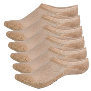 Bamboo Sports Socks Large / Nude / 6 Pack Bamboo Sports Invisible No Show Socks