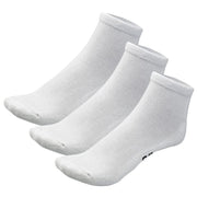 Bamboo Sports Socks Small / White / 3 Pack Quarter High Bamboo Socks